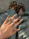 JL Glitter's unique handcrafted nail art with French carvings has gone viral on Instagram. Handcrafted nail art design details Picture